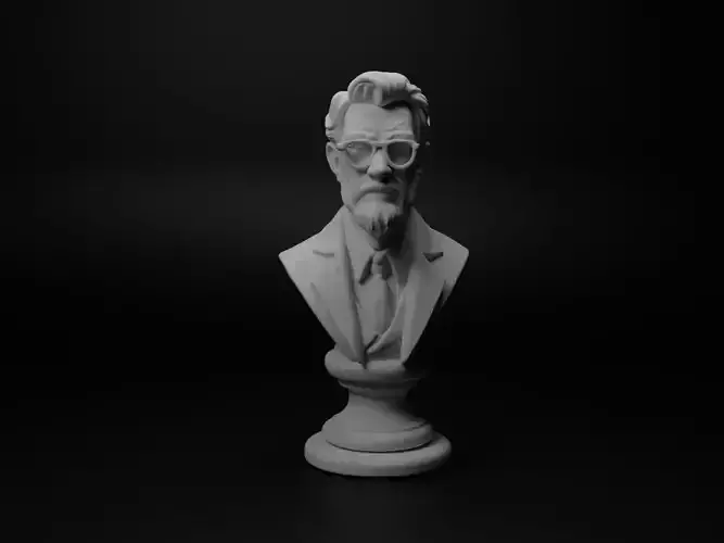 Scientist Bust Chess