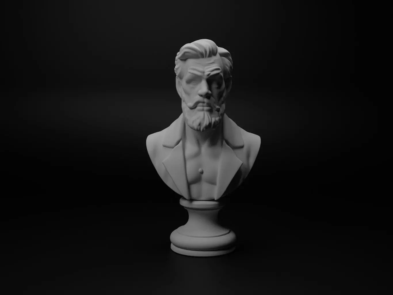Sculptor Bust Chess 3D print model