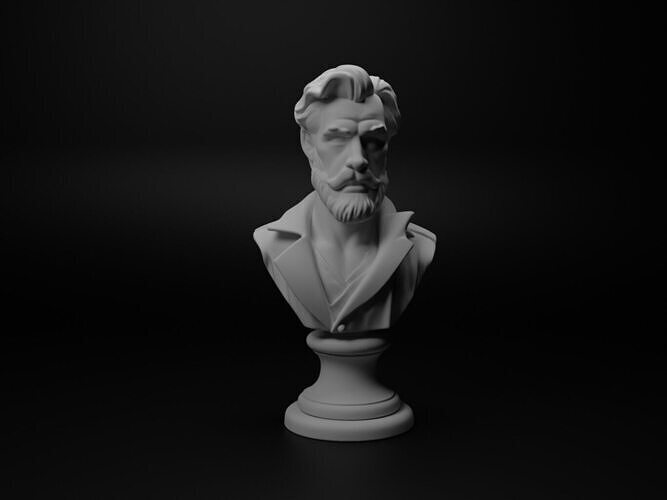 Sculptor Bust Chess 3D print model