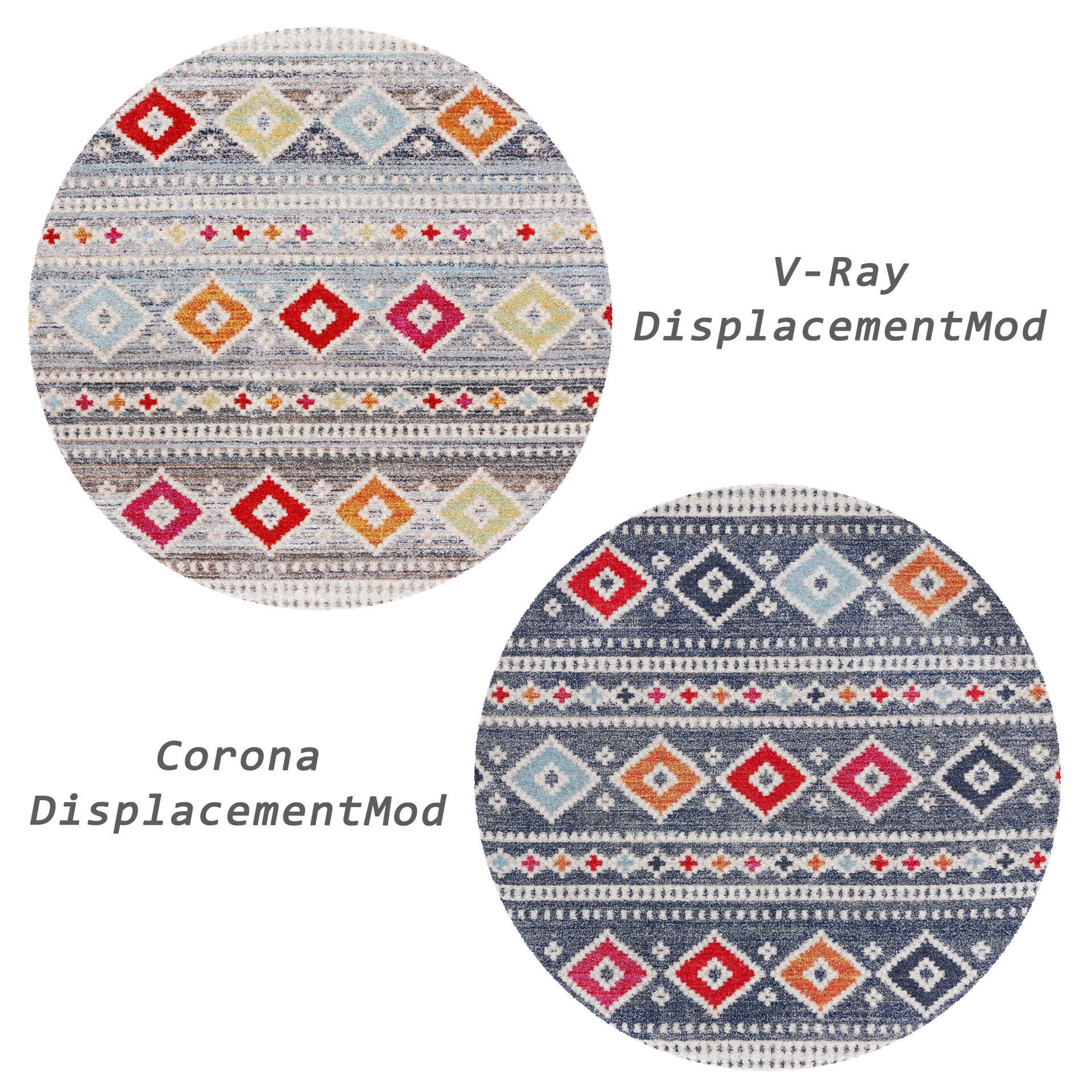 Rugs No 1018 Low-poly 3D model_2