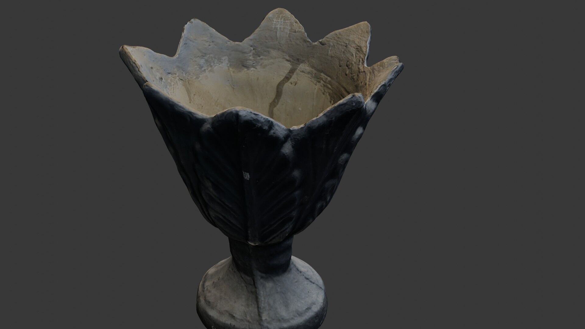 Antique Decorative Vase 3D Scan Low-poly 3D model_5