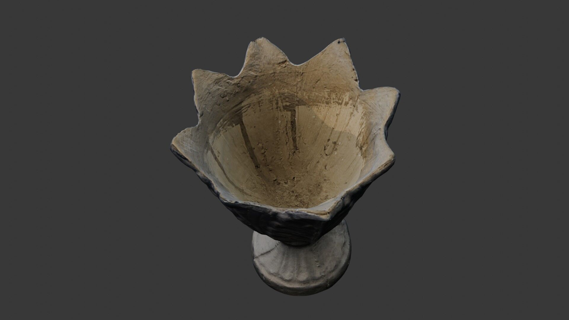 Antique Decorative Vase 3D Scan Low-poly 3D model_7
