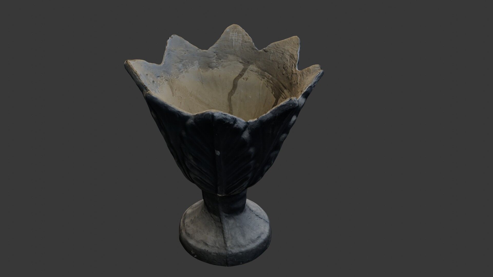 Antique Decorative Vase 3D Scan Low-poly 3D model_6