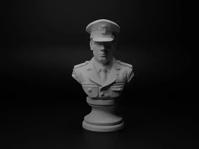 Submarine Officer Bust Chess