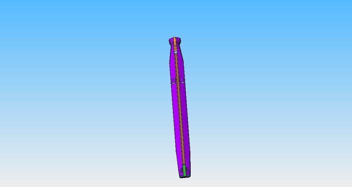 Inverter roller spear 140 cm  3D print model_2