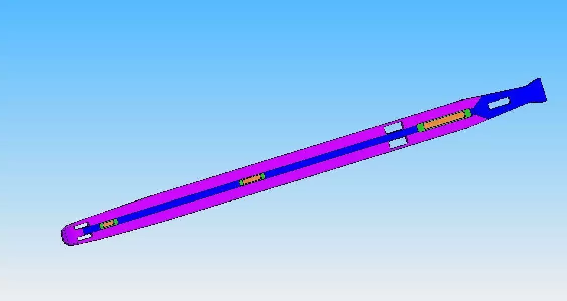 Inverter roller spear 140 cm  3D print model_0