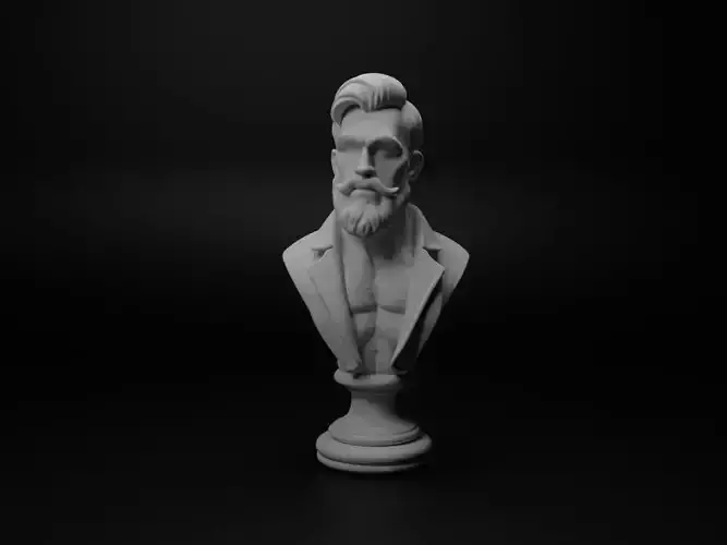 Tattoo Artist Bust Chess