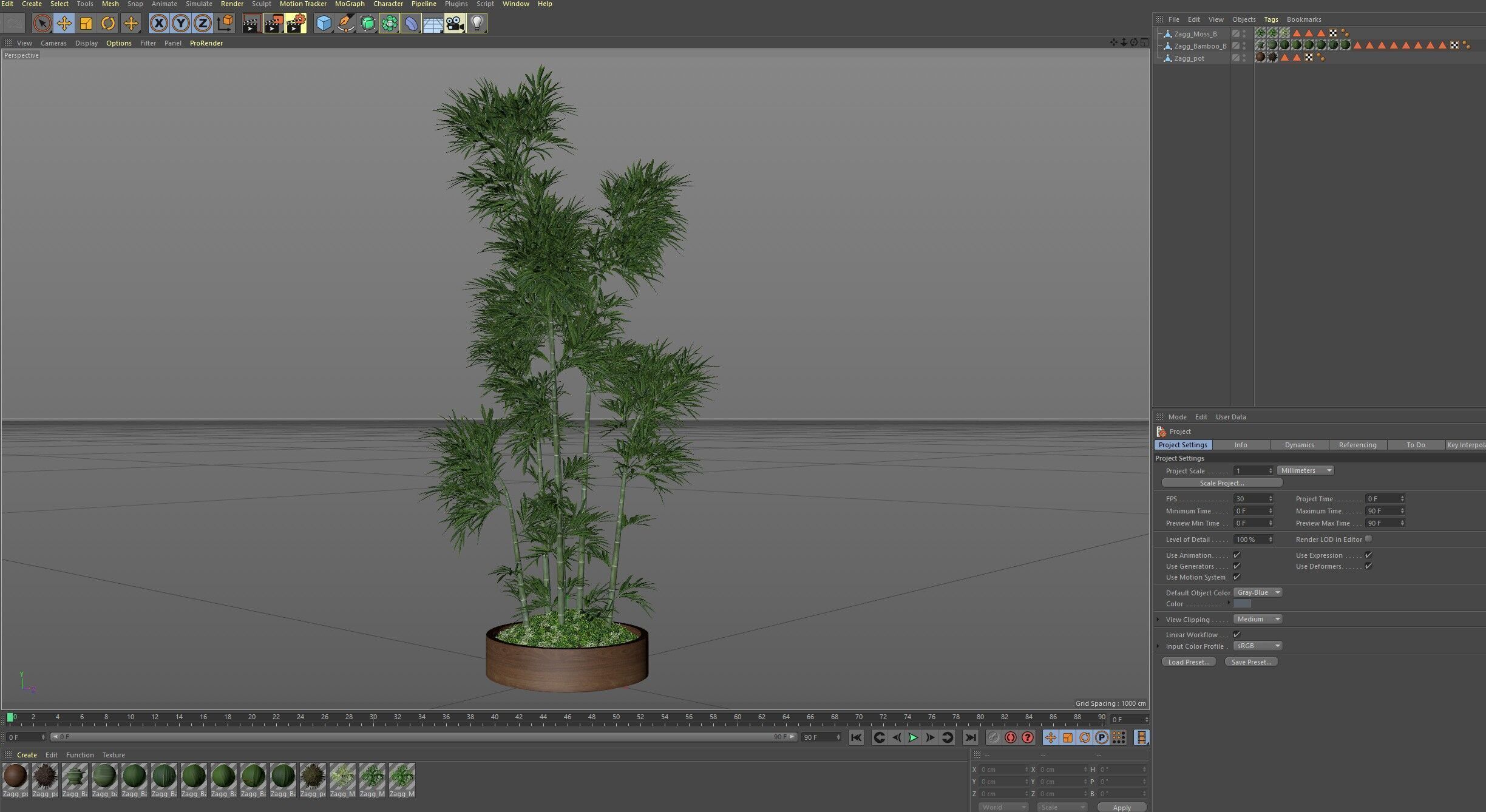 Plants collection 1195 3D model_7