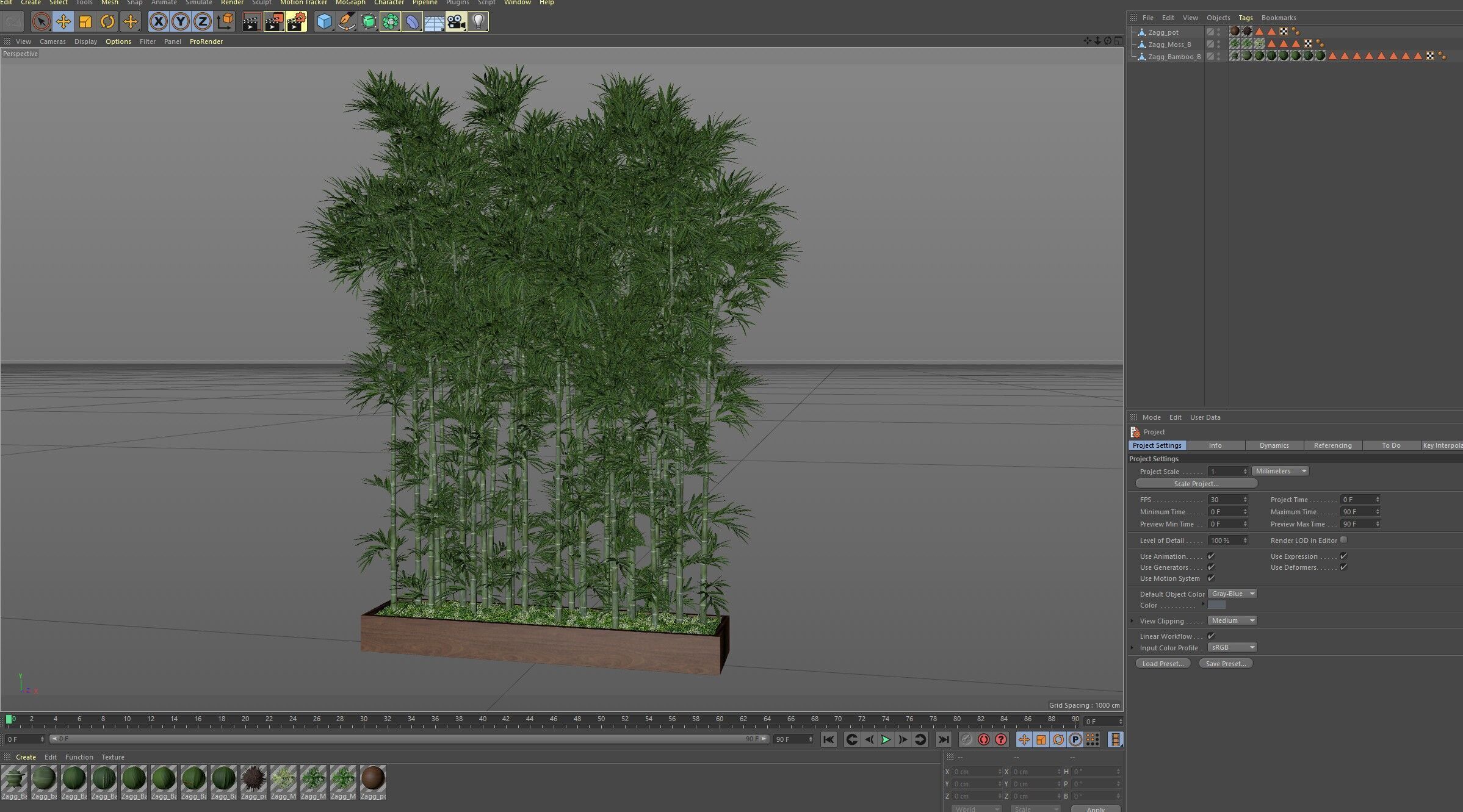 Plants collection 1196 3D model_7