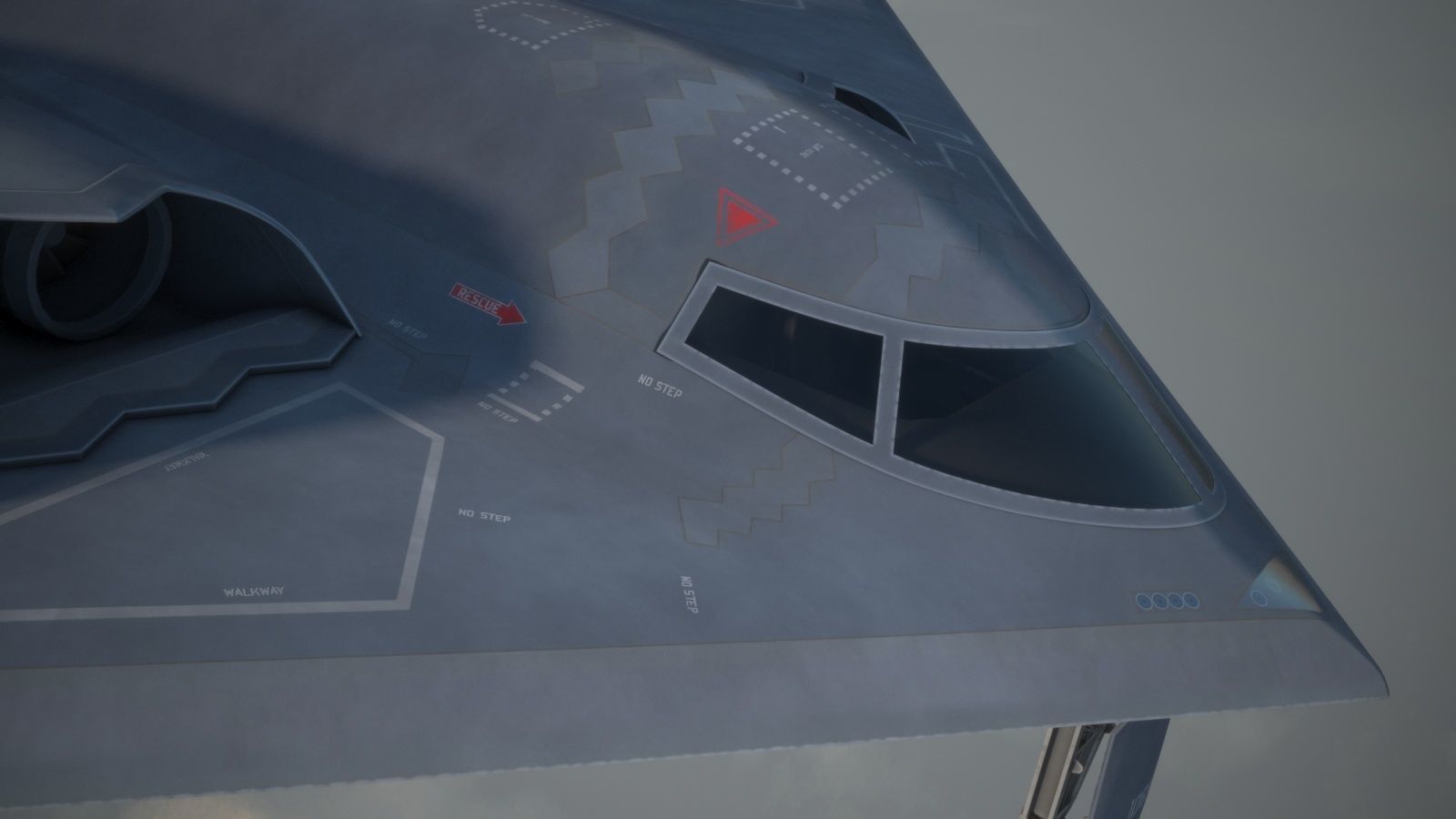 B2 Spirit Bomber 3D model_10