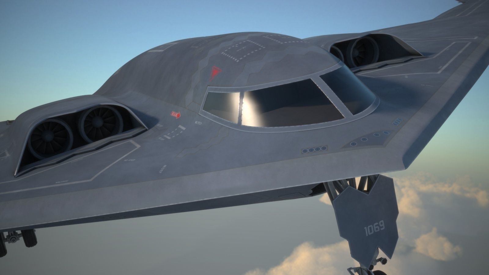 B2 Spirit Bomber 3D model_5