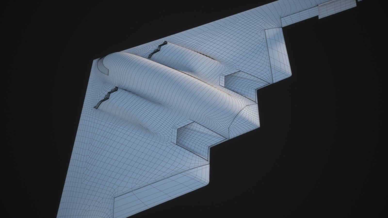 B2 Spirit Bomber 3D model_22