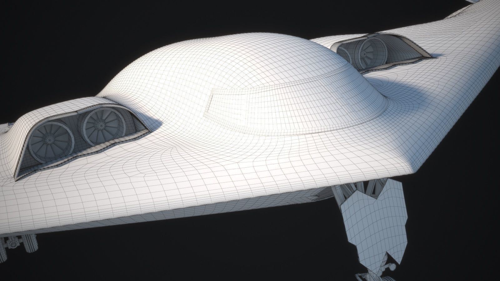 B2 Spirit Bomber 3D model_21