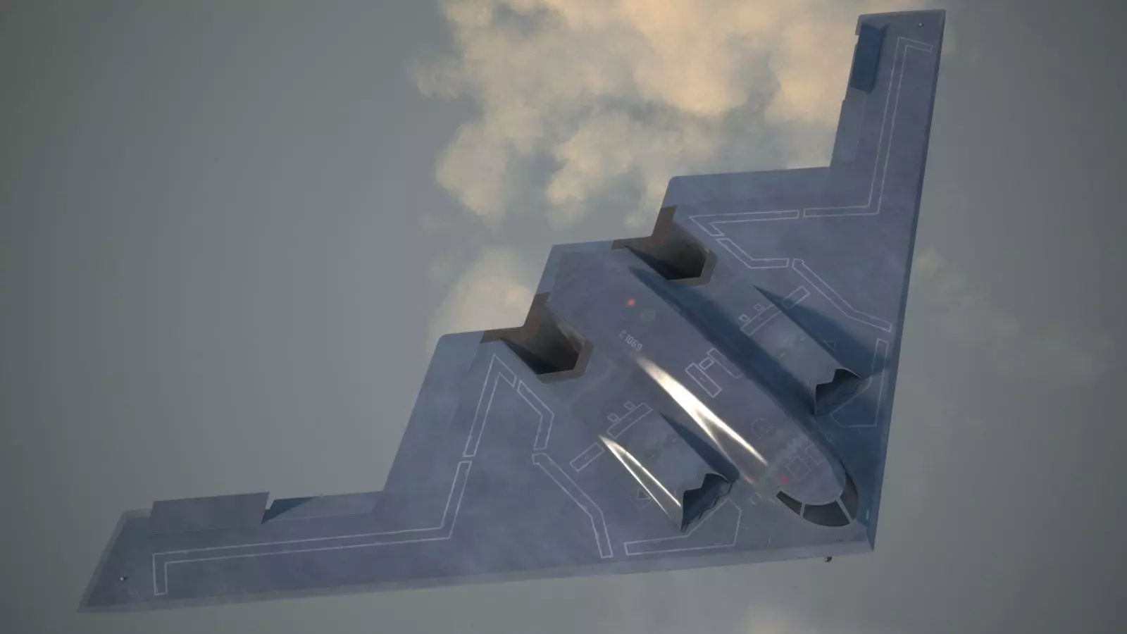 B2 Spirit Bomber 3D model_0