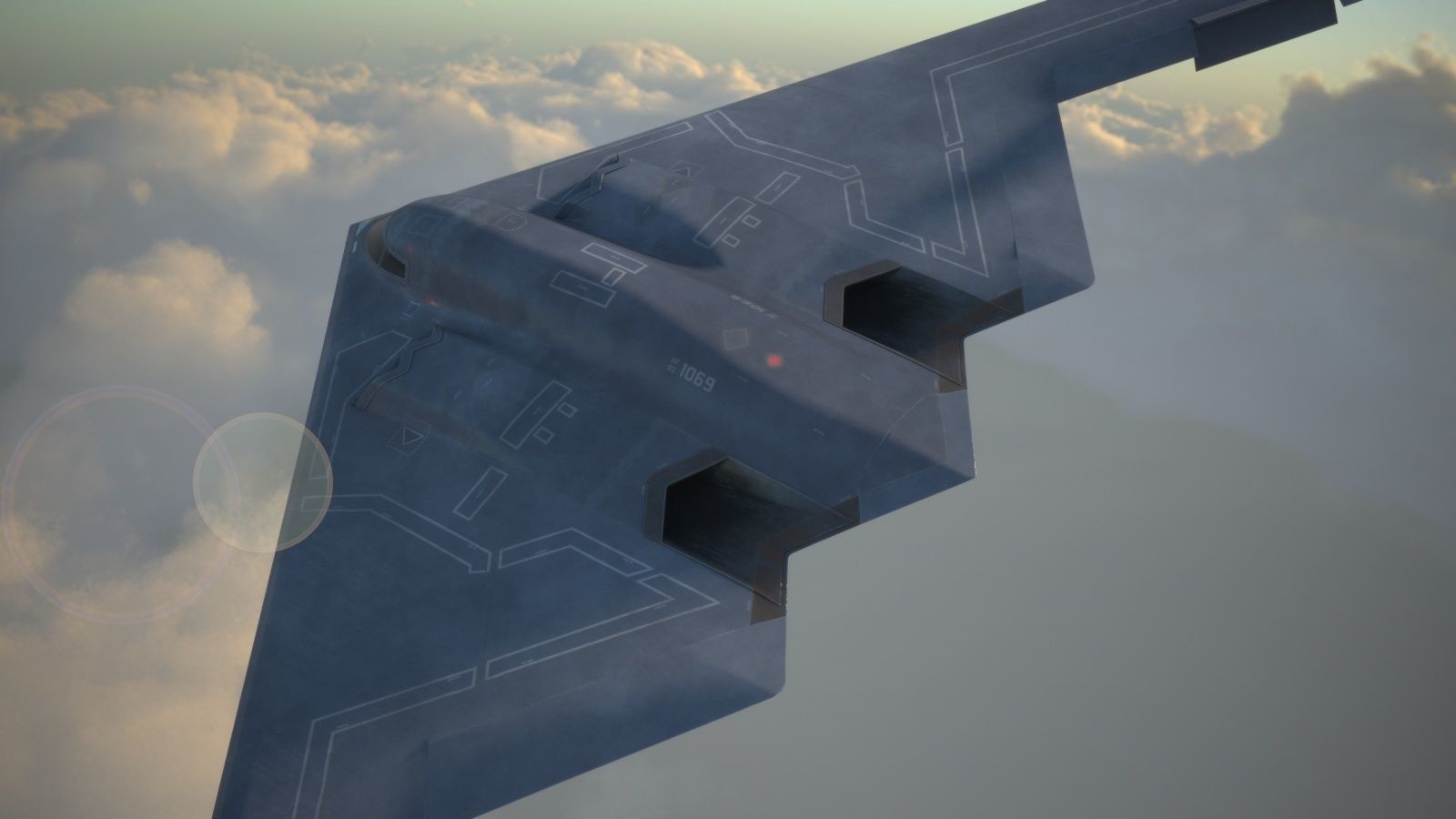 B2 Spirit Bomber 3D model_9