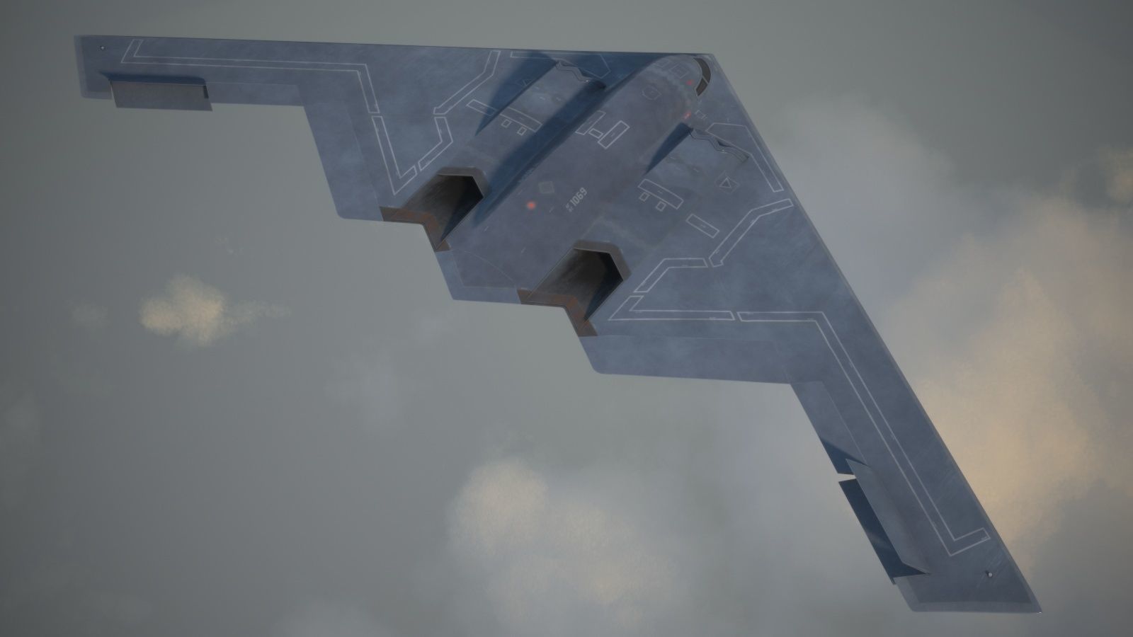 B2 Spirit Bomber 3D model_4