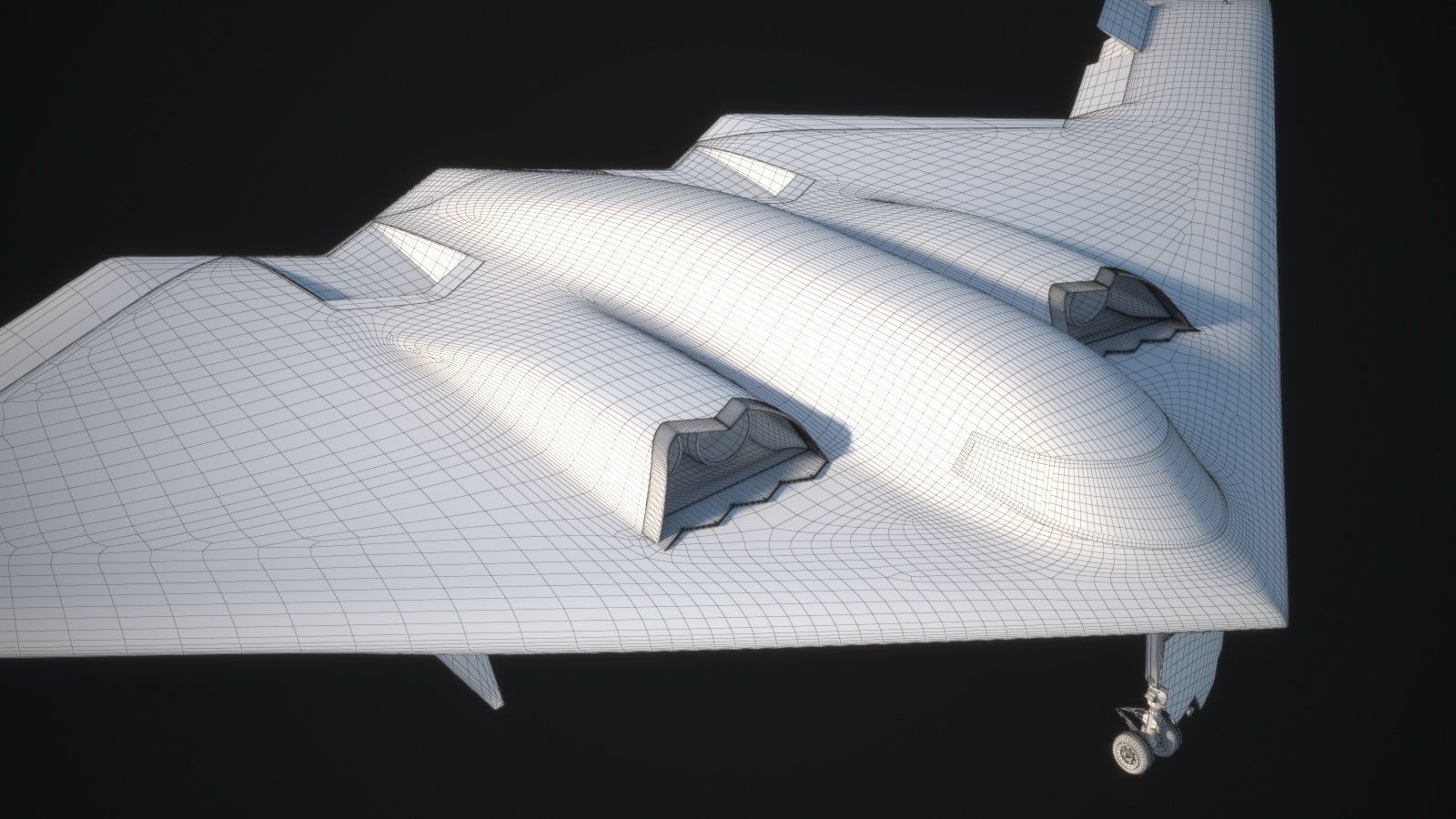 B2 Spirit Bomber 3D model_20