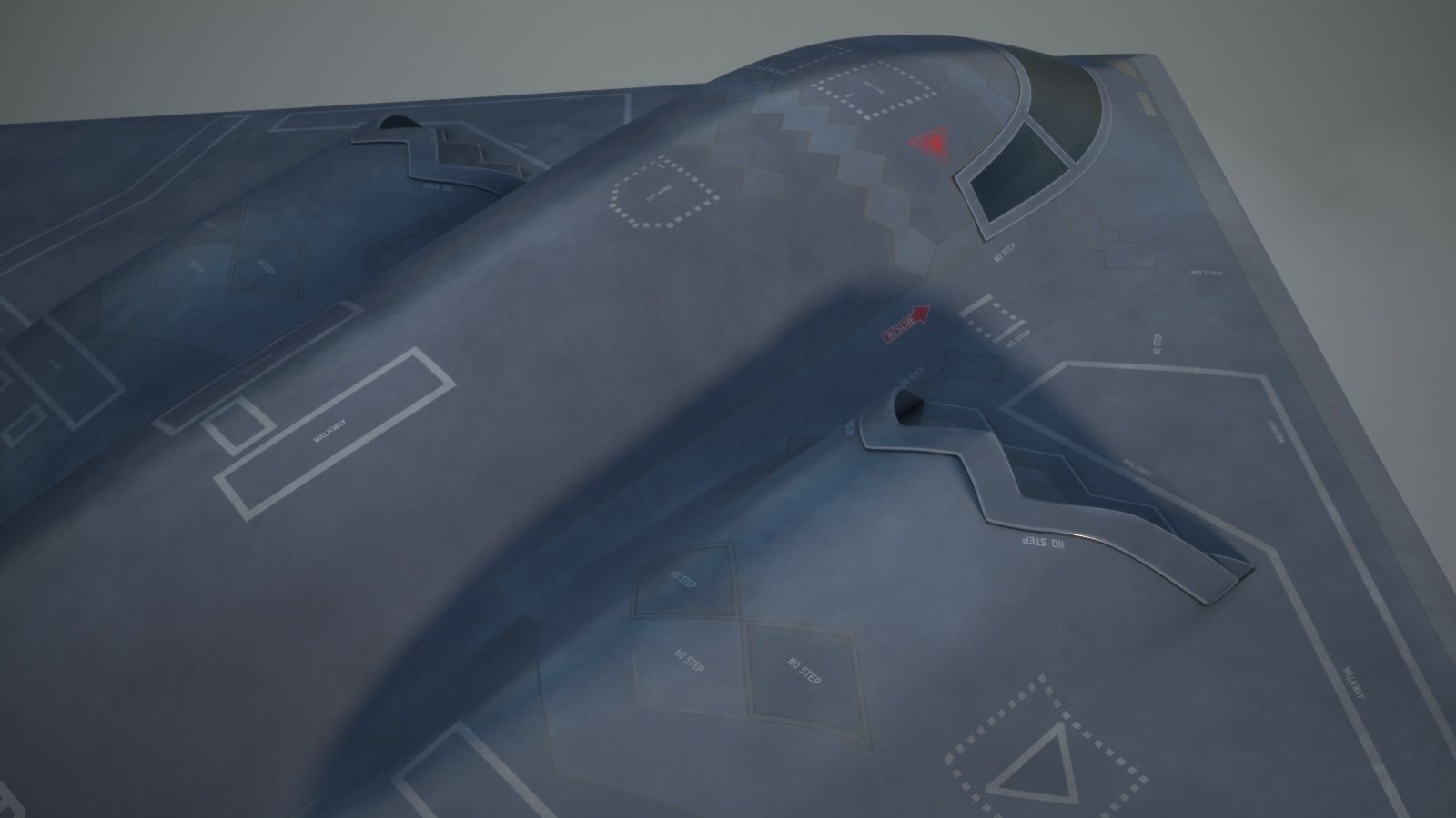 B2 Spirit Bomber 3D model_12