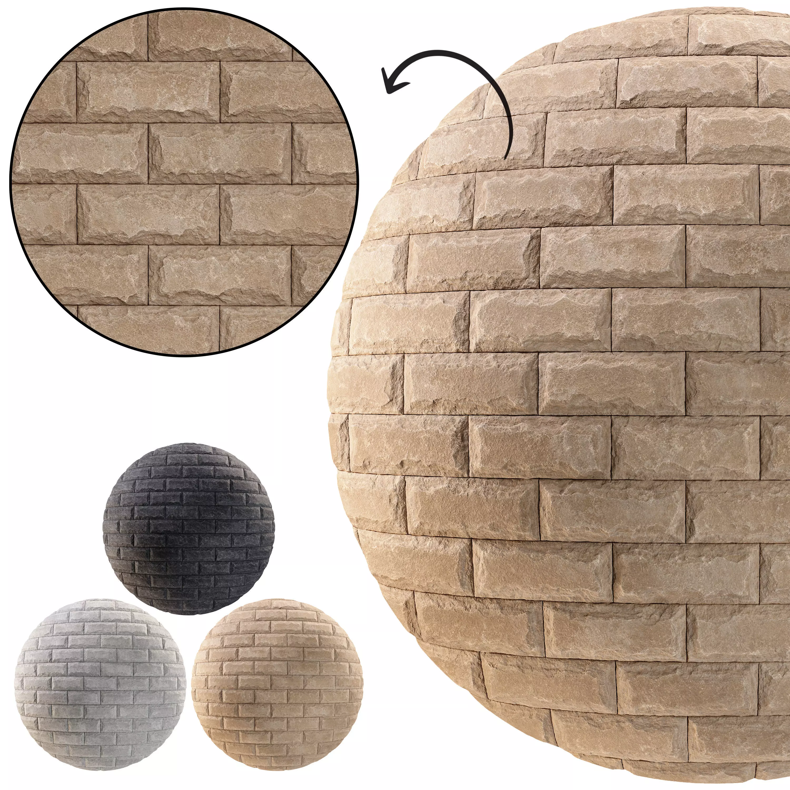 Brick Rockface 01 - Seamless Texture_0