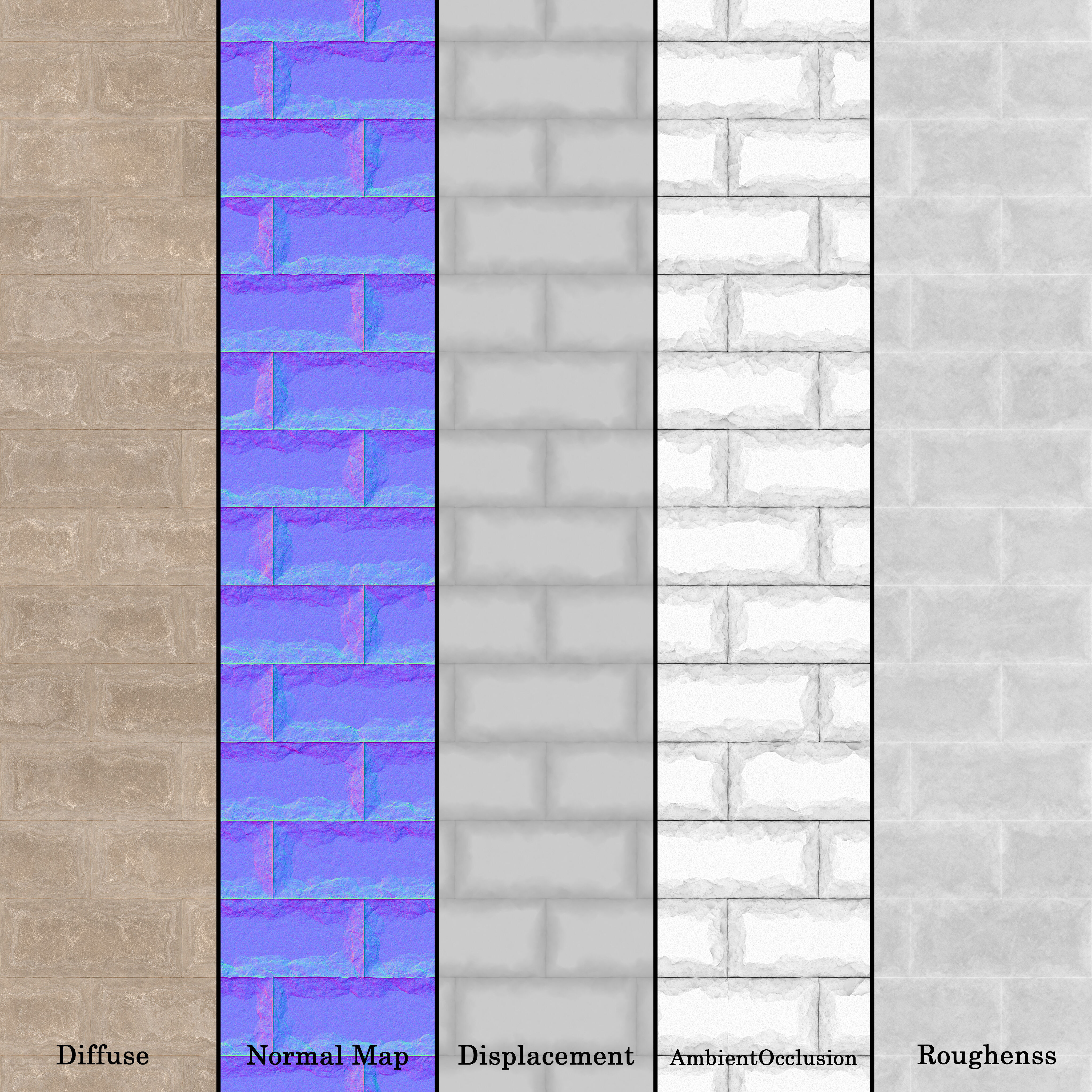 Brick Rockface 01 - Seamless Texture_6
