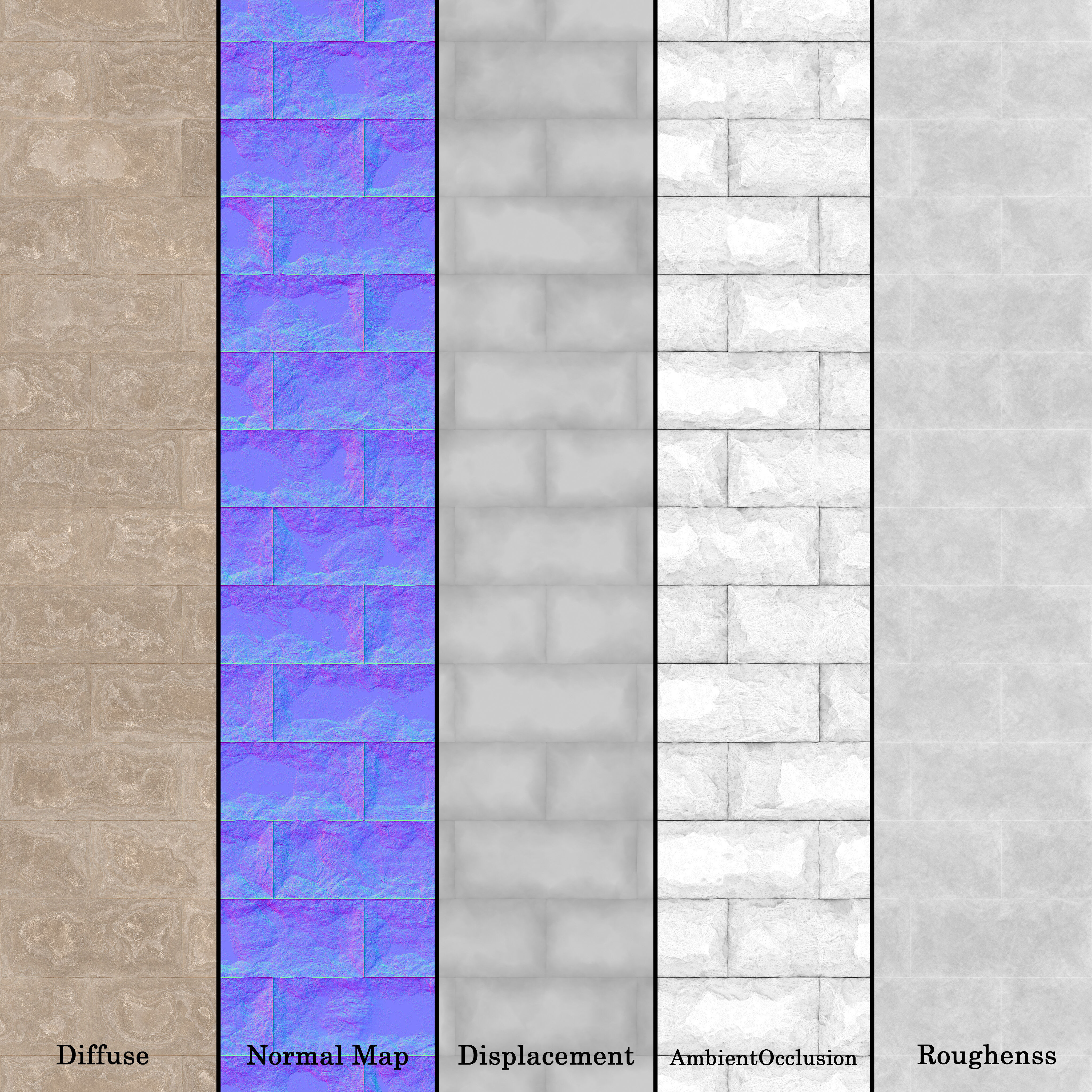 Brick Rockface 02 - Seamless Texture_6