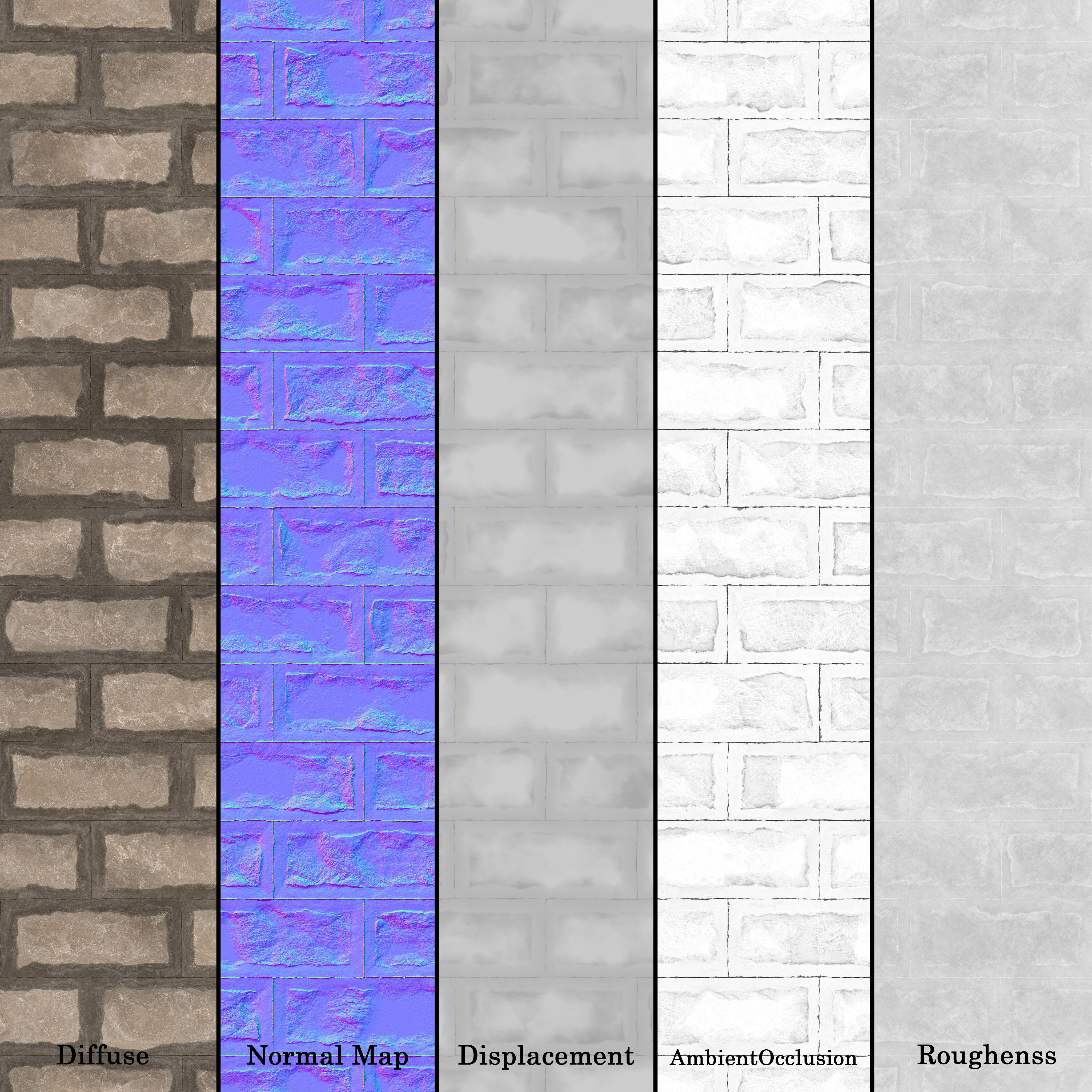 Brick Rockface 03 - Seamless Texture_6