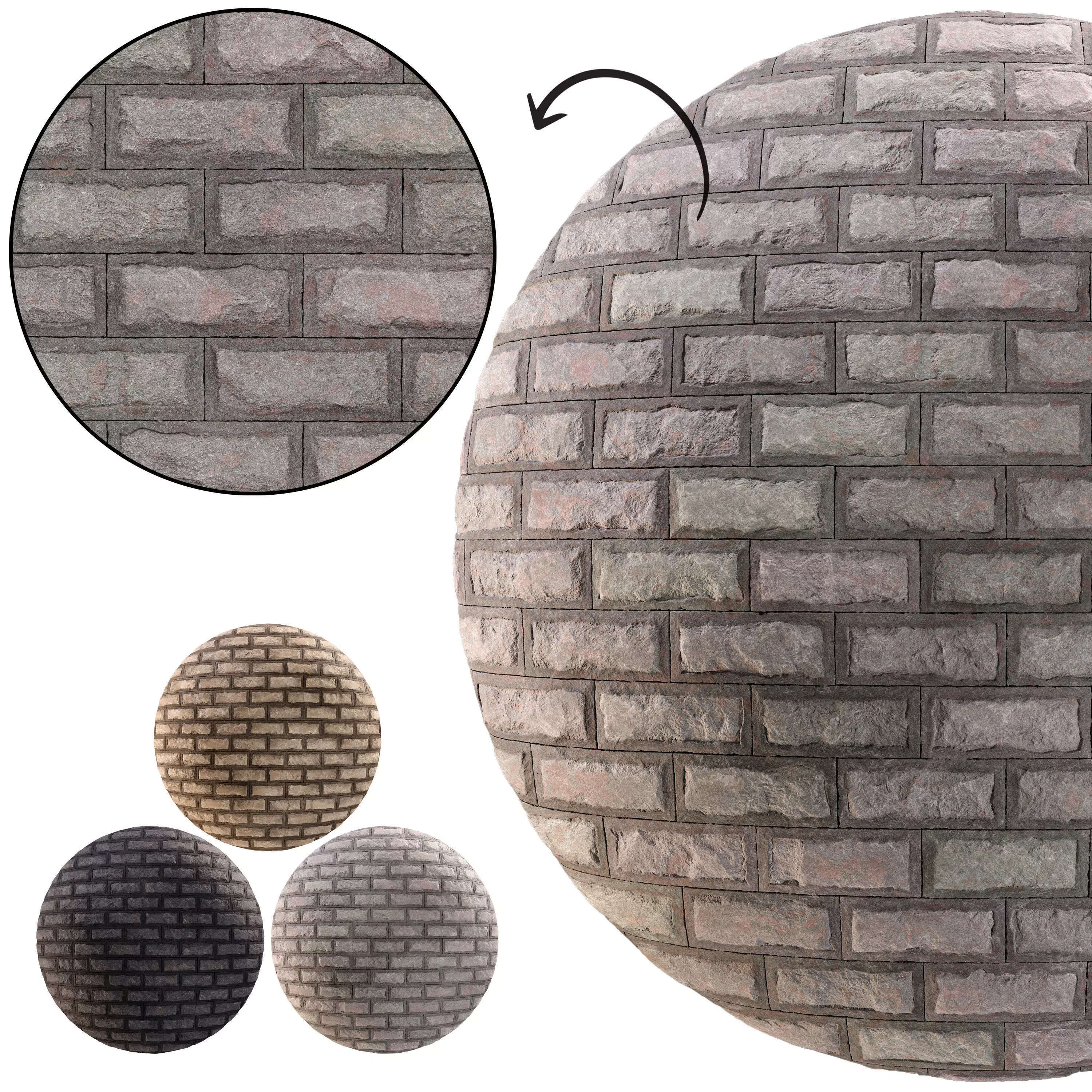 Brick Rockface 03 - Seamless Texture_0