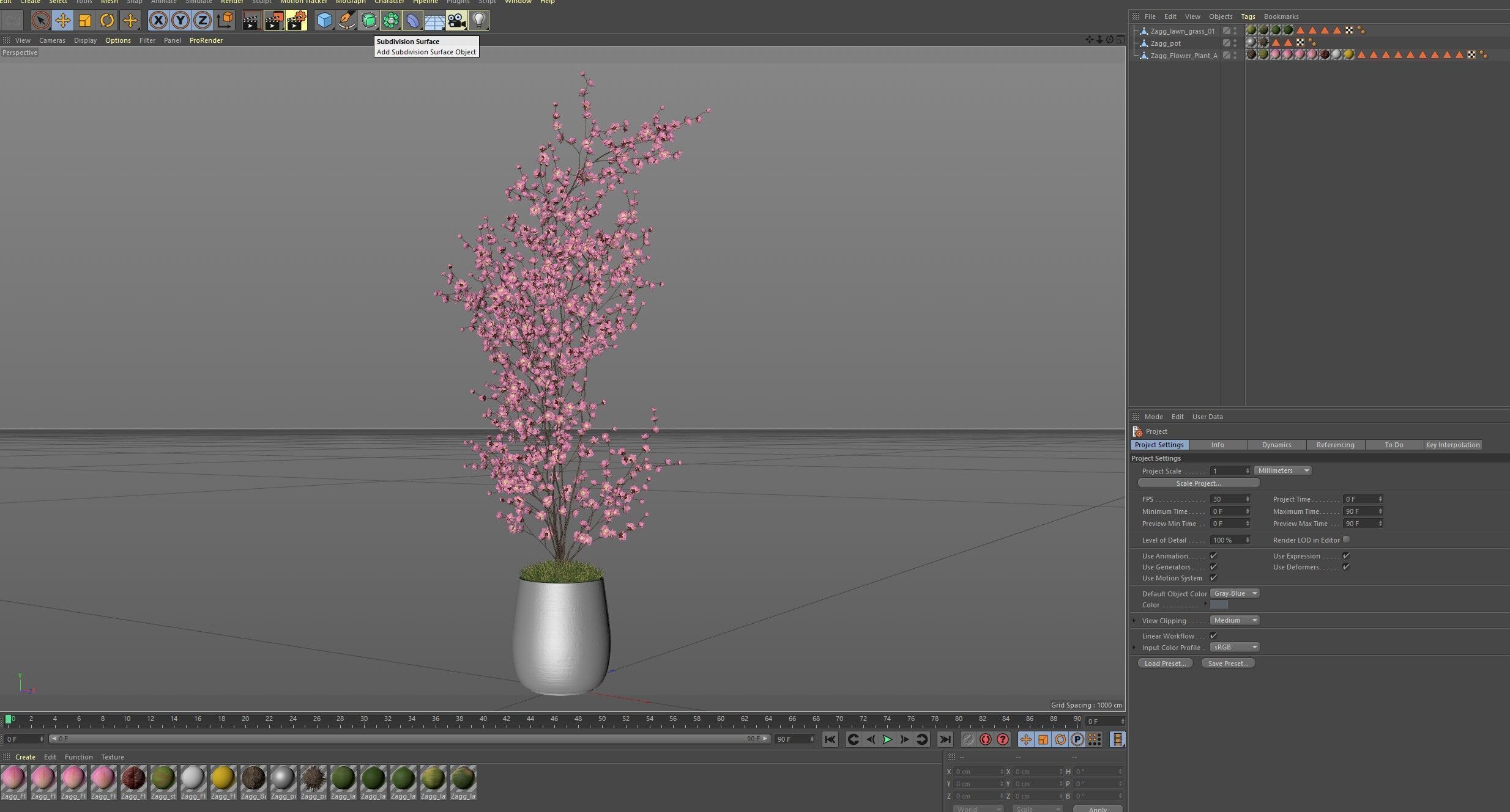 Plants collection 1199 3D model_6