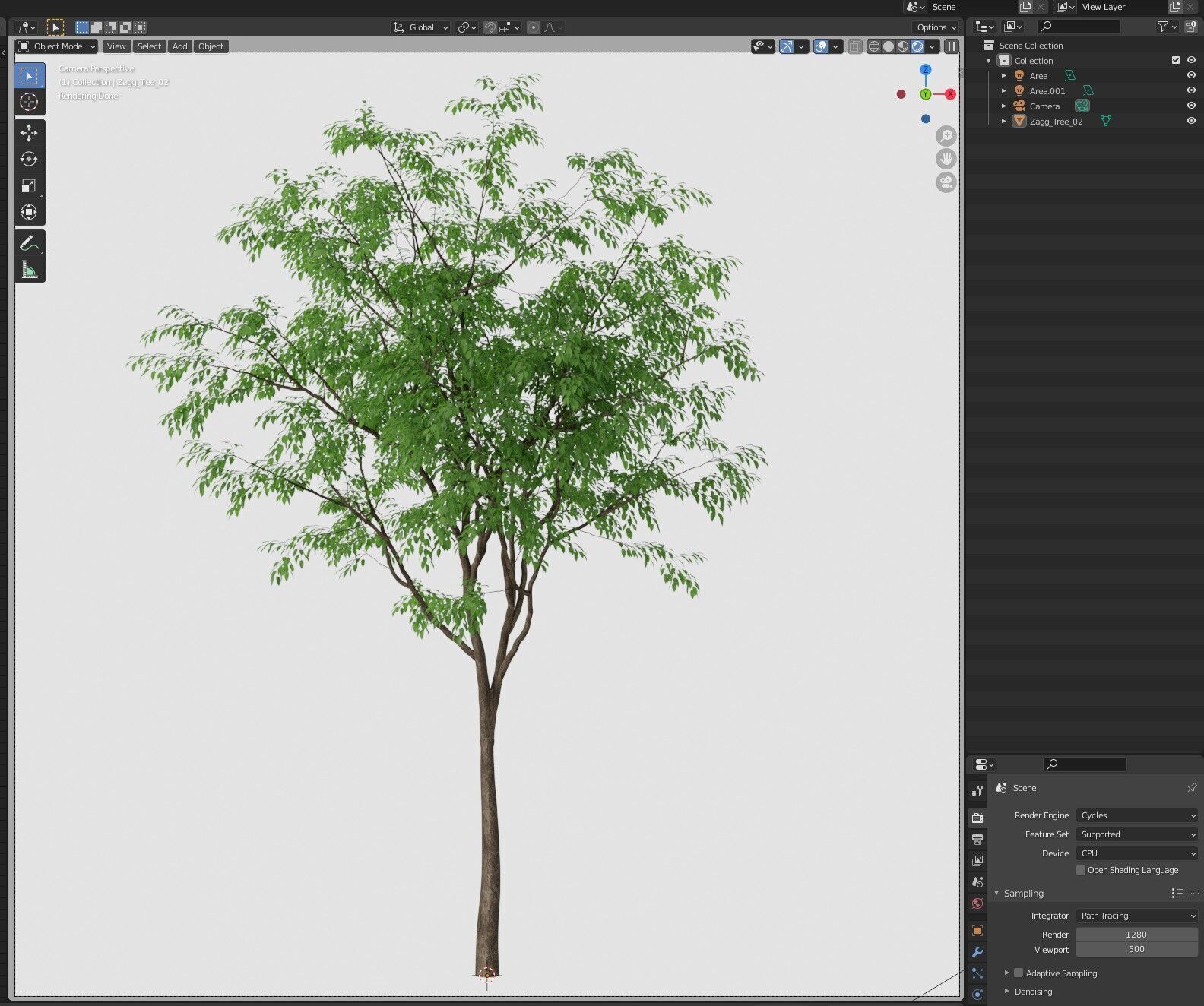 Tree 02 3D model_6