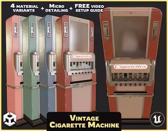 1940s Vintage Cigarette Machine
