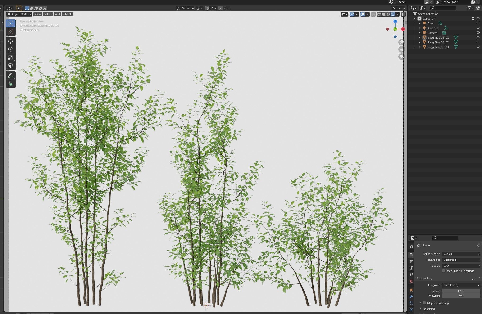 Tree 03 3D model_6