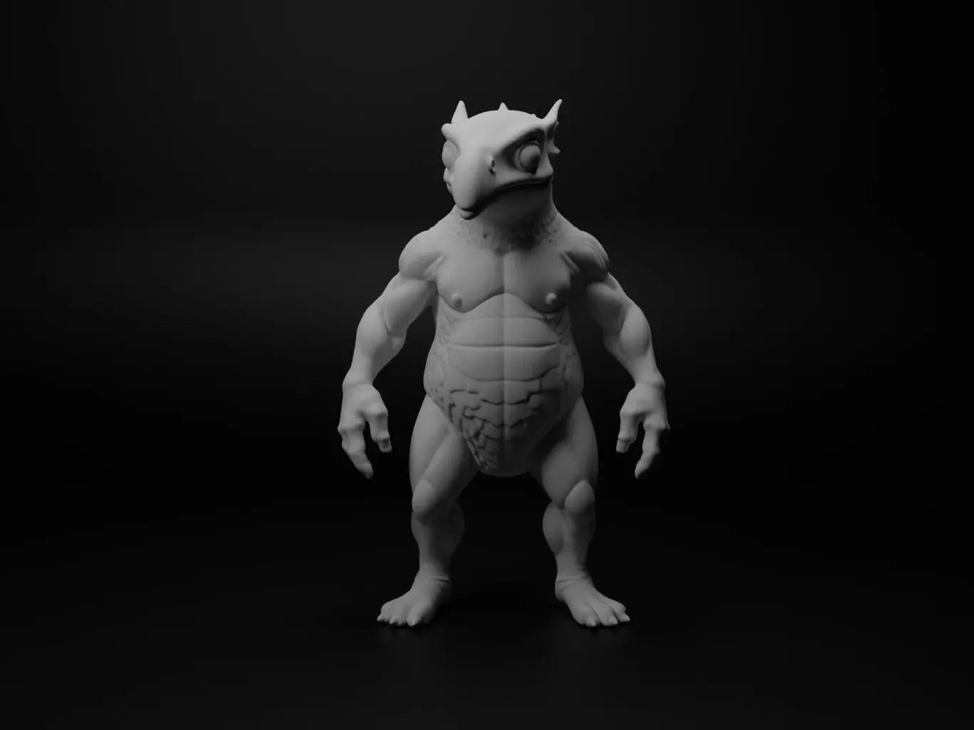 arowana hybrid figure 3D print model_0