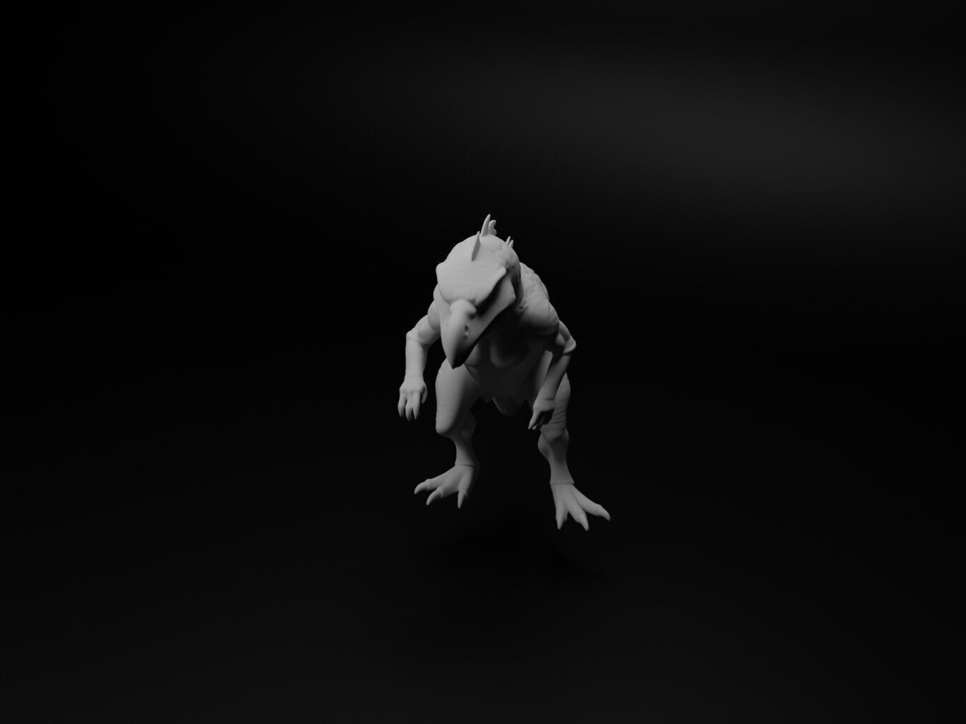 arowana hybrid figure 3D print model_1