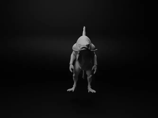 betta fish hybrid figure 3D print model