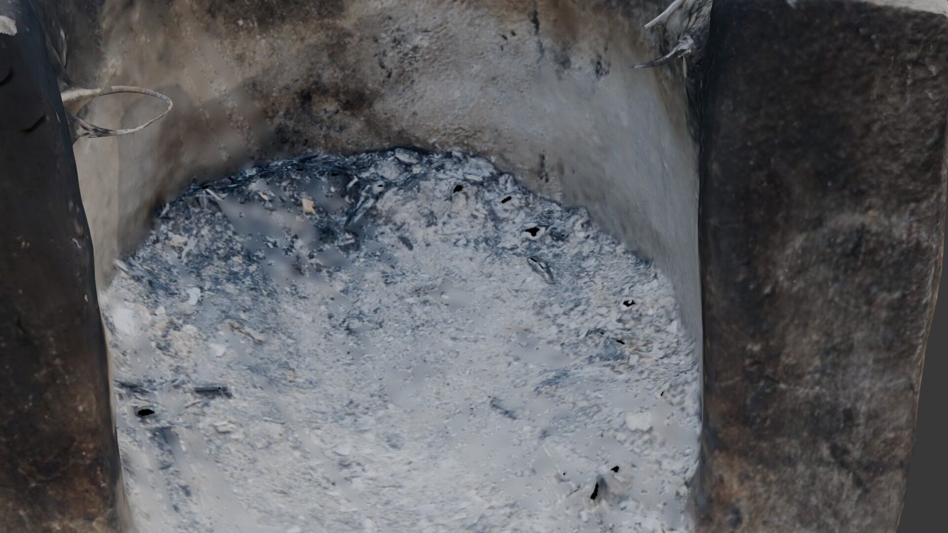 Used Charcoal Stove 3D Scan Low-poly 3D model_3