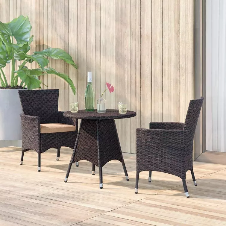 Libove Long Bistro Set  3D model_0