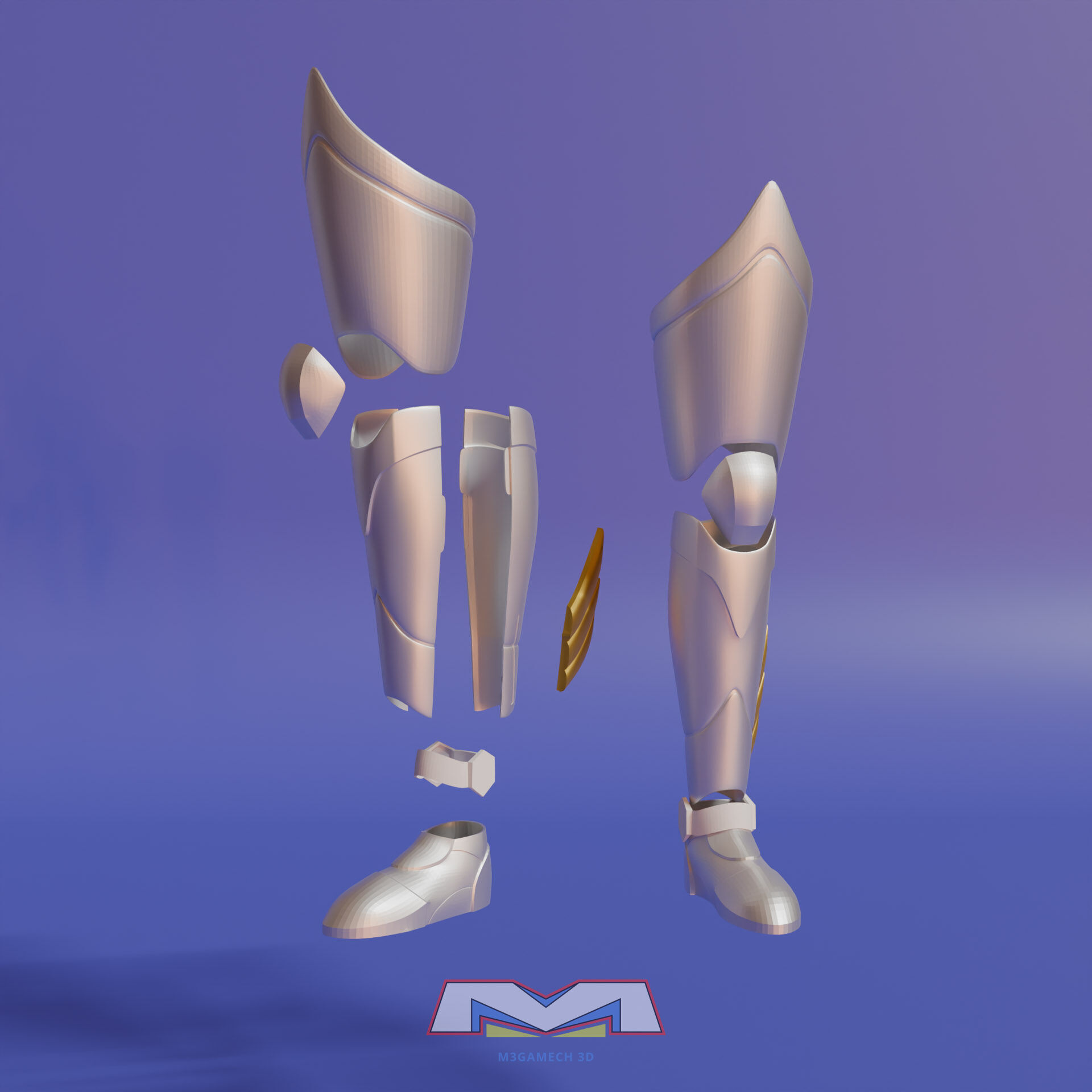 Saint Seiya Pegasus V5 Manga V3 Anime without Helmet 3D print model_9