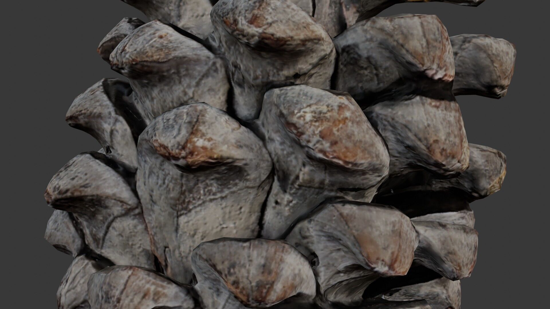 Pine Cone 3D Scan Low-poly 3D model_3