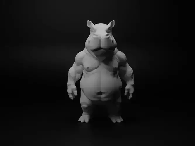 hippopotamus hybrid figure