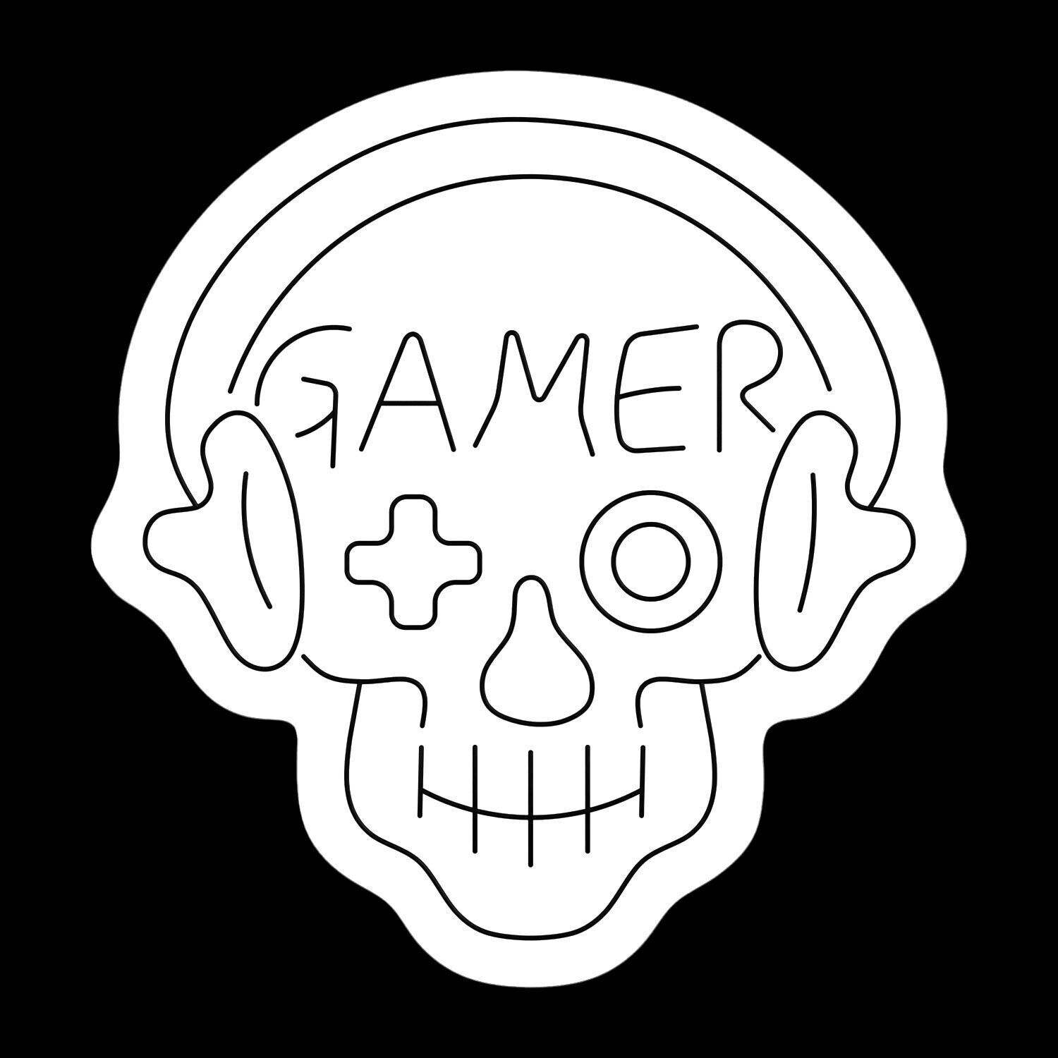 Gamer Neon Sign 3D model_5