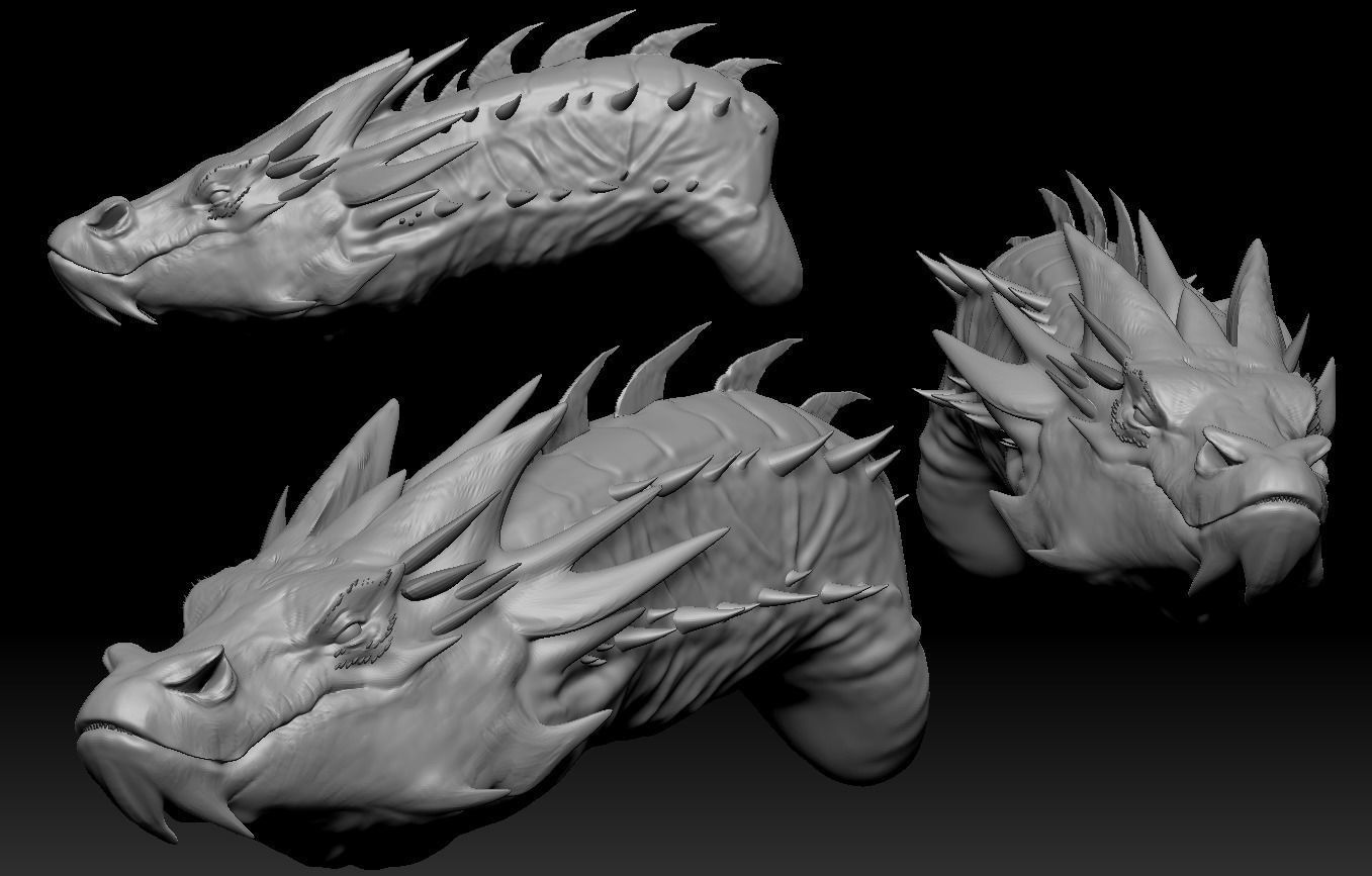 SMAUG THE DRAGON  3D model_0