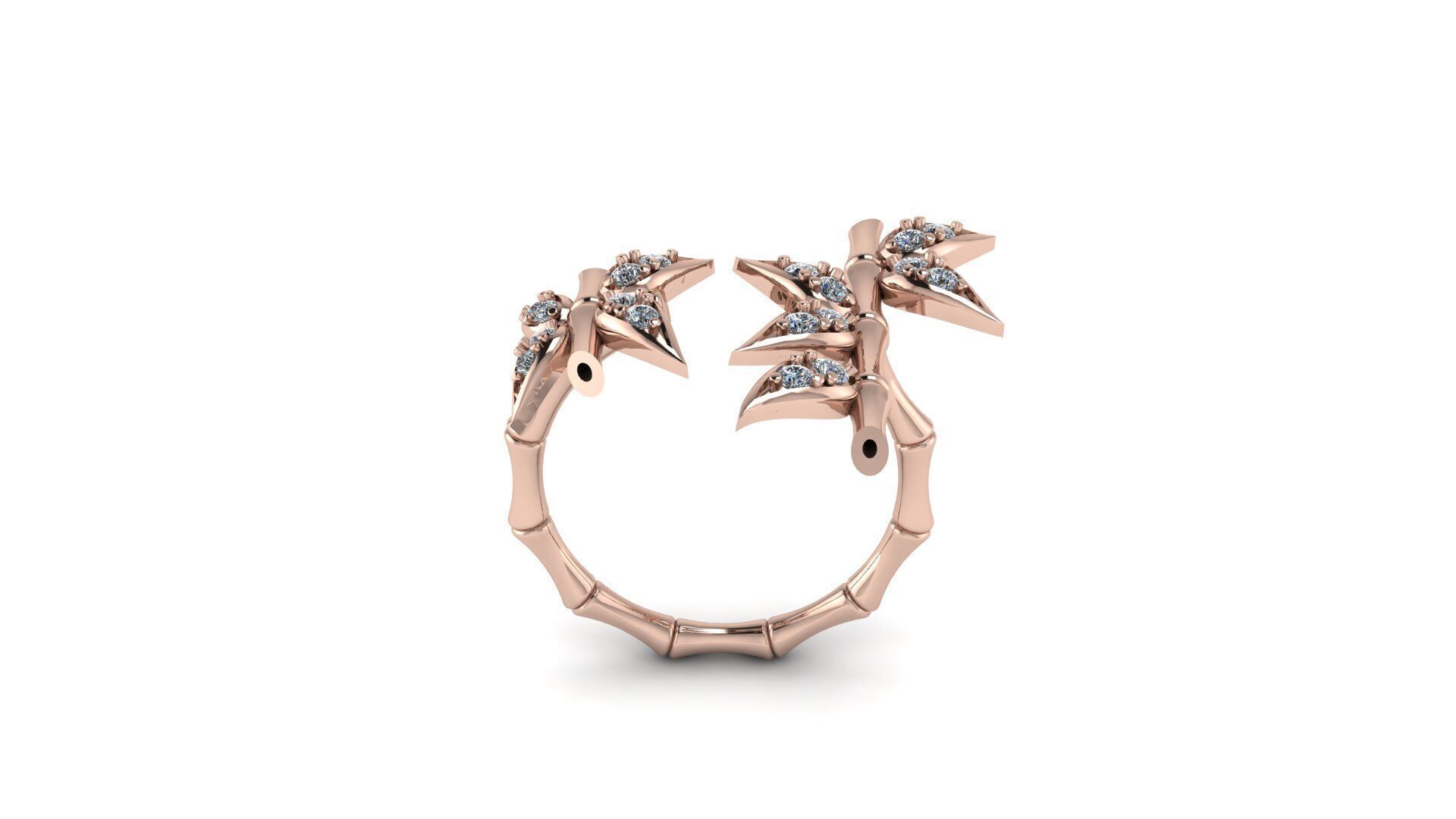 Bamboo Ring 3D print model_14