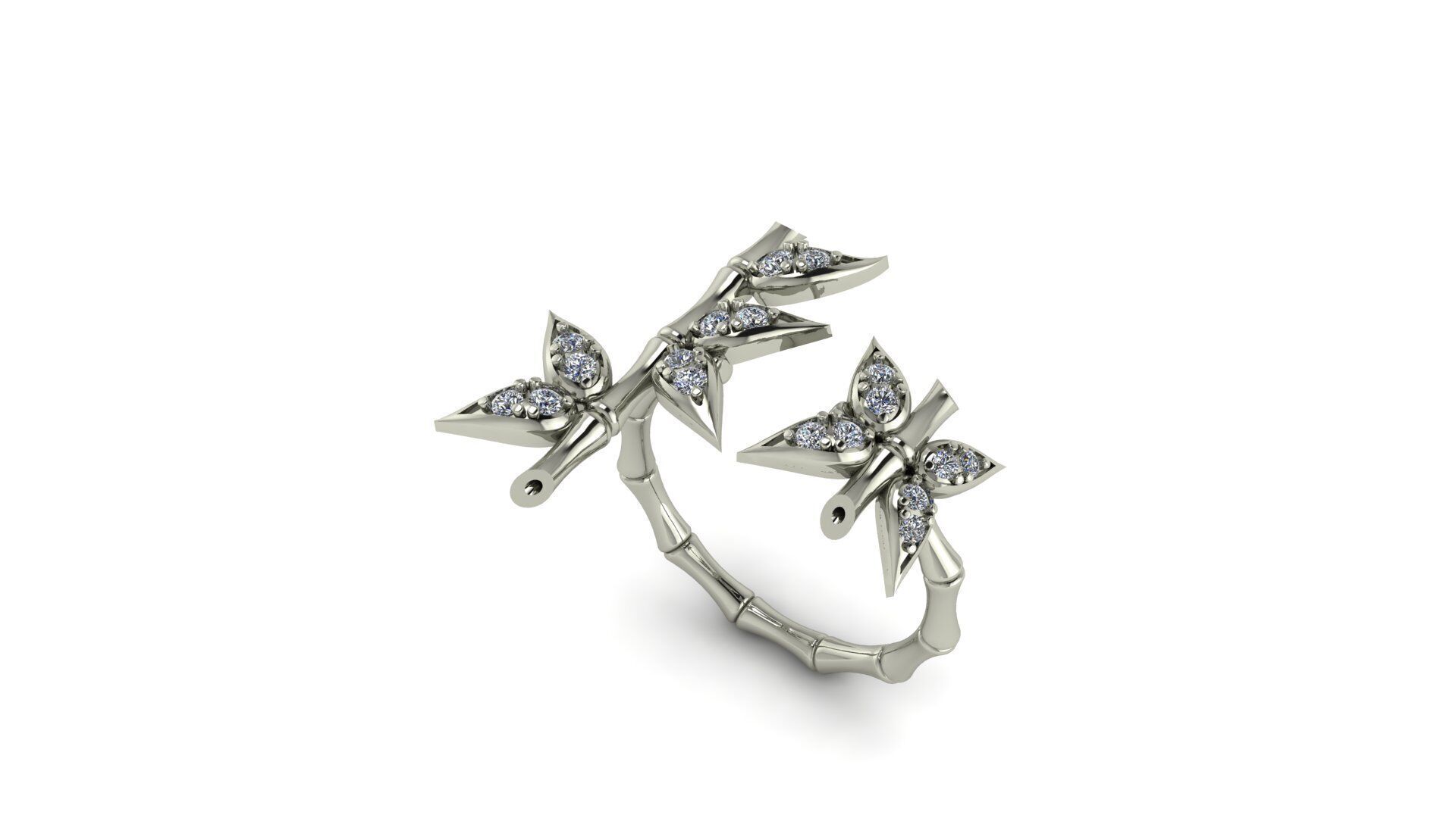 Bamboo Ring 3D print model_1