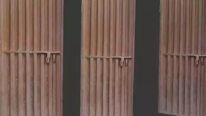 Rusty Metal Gate Scan