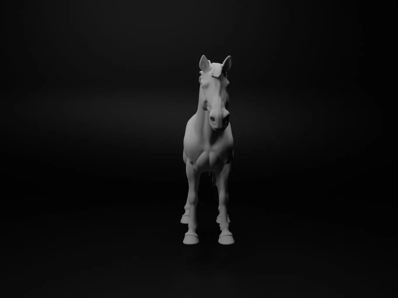 horse hybrid figure 3D print model_0
