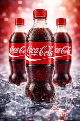 Coca Cola Bottle Low Poly 3D Model Low-poly 3D model