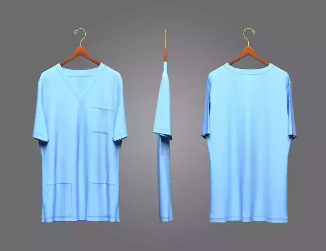 Medical Scrubs on Hanger
