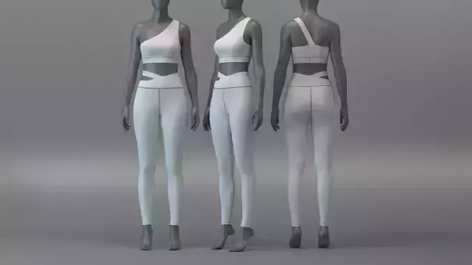 Cutout Sports Bra and Legging Set