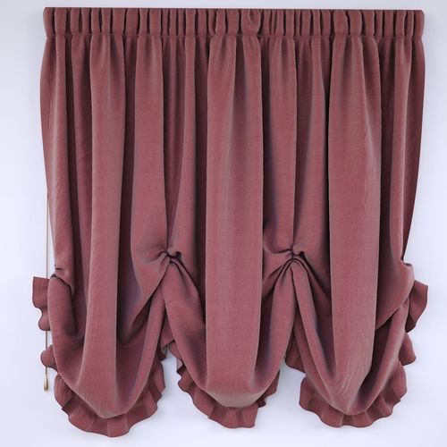 Austrian blinds 3D model