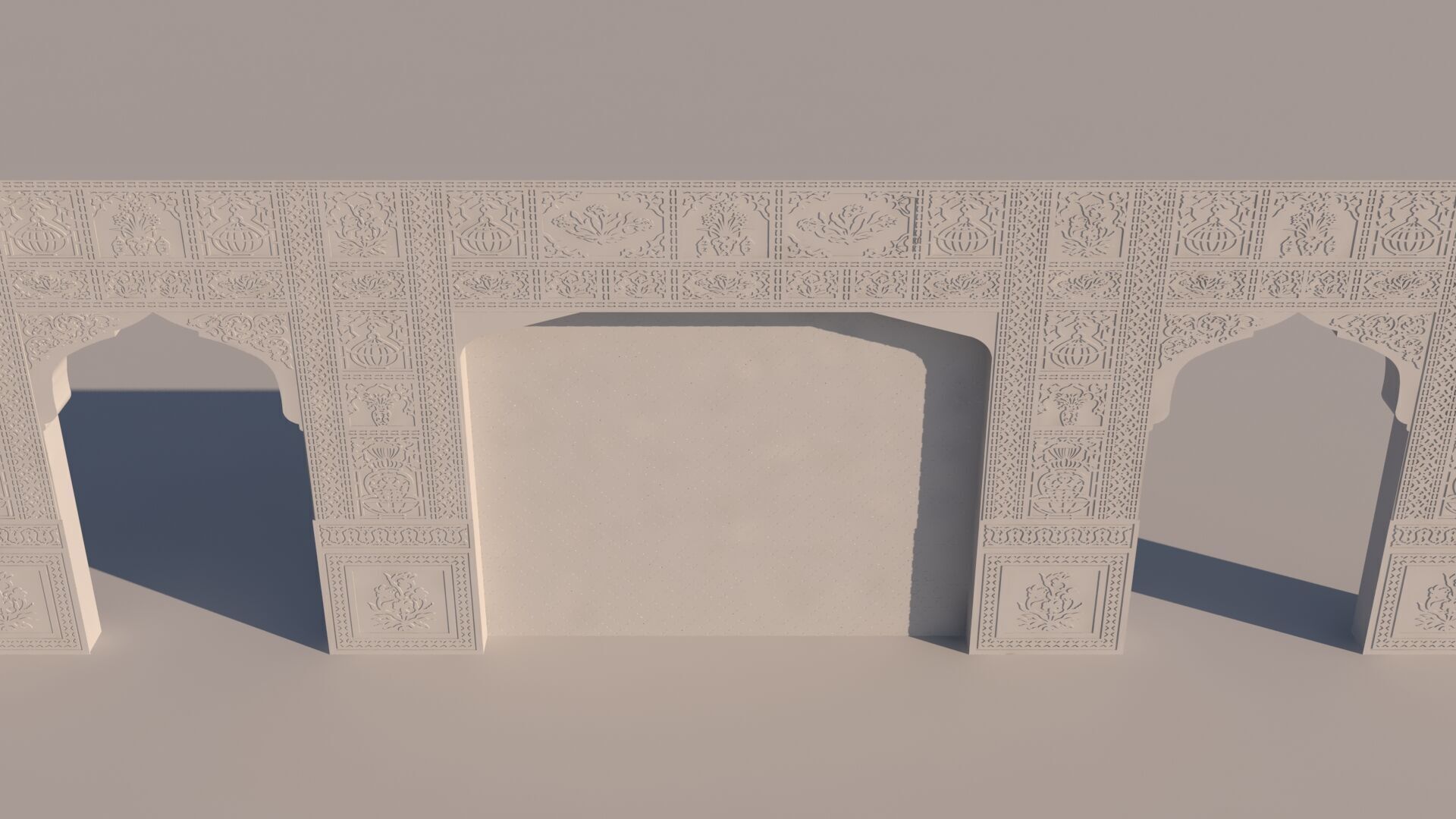 Indian Wall 3D model_7